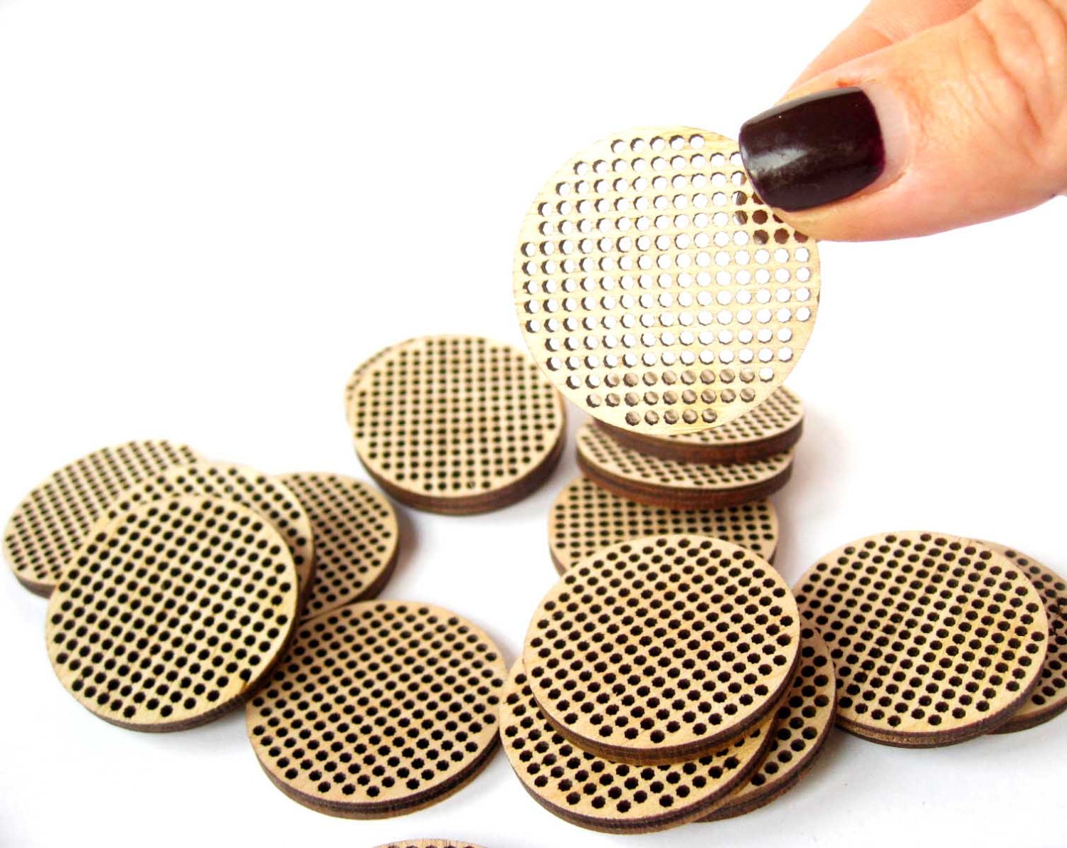 Set of 3 Wooden Cross Stitch Blank. Laser Cut Wood. Cross Etsy