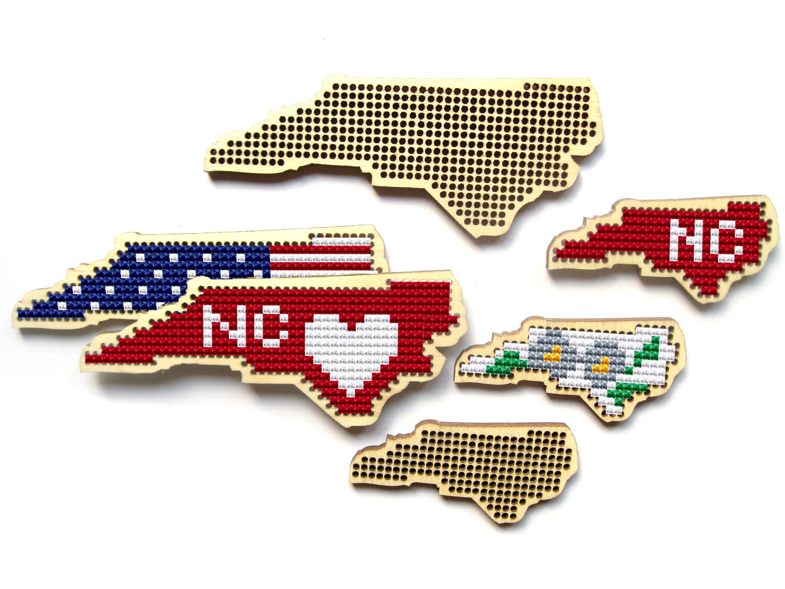 Wooden Cross Stitch Blank. United States Cross Stitch. Etsy