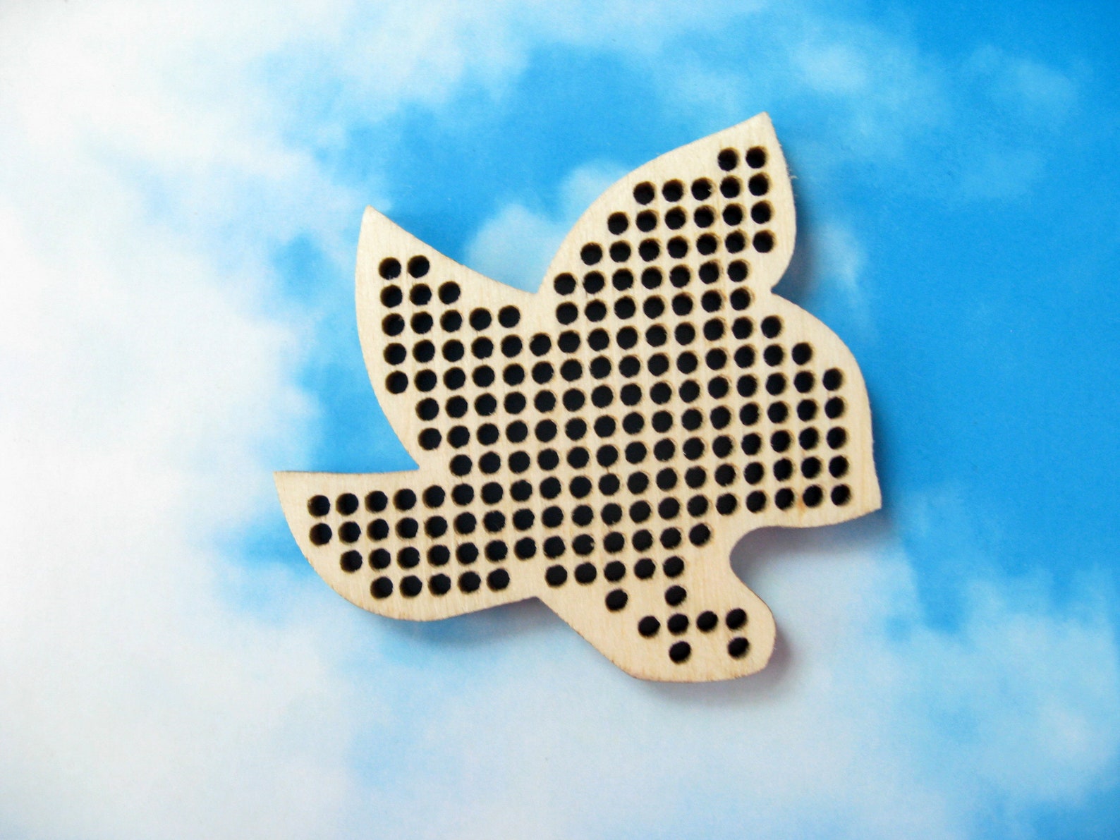 Bird Cross Stitch Wood Wooden Cross Stitch Pattern Wood Etsy