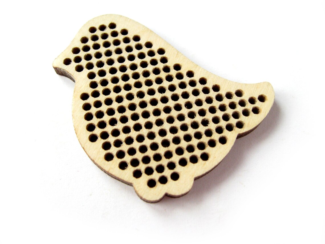 Bird Cross Stitch Wood Wooden Cross Stitch Pattern Wood Etsy