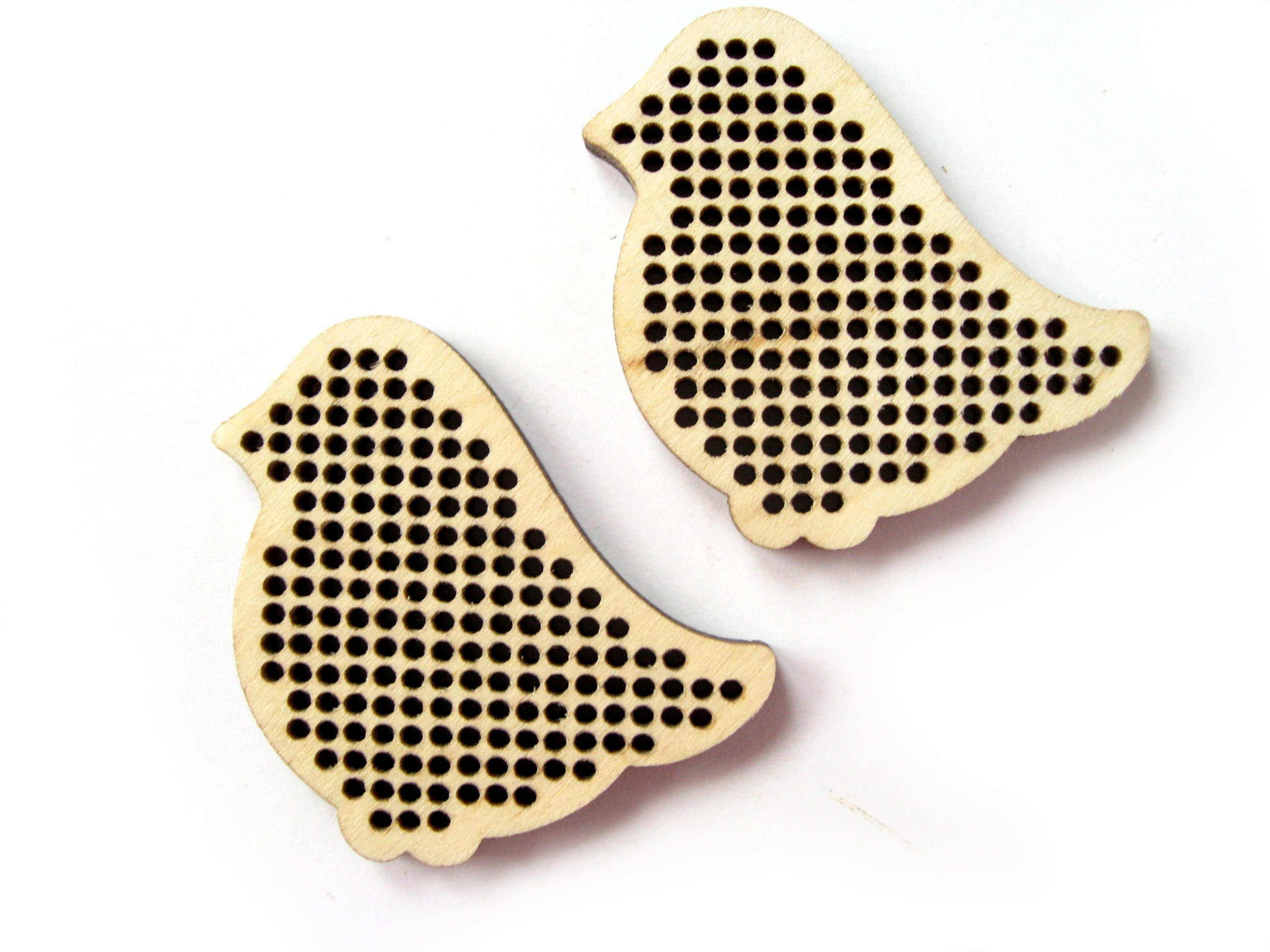 Bird Cross Stitch Wood Wooden Cross Stitch Pattern Wood Etsy