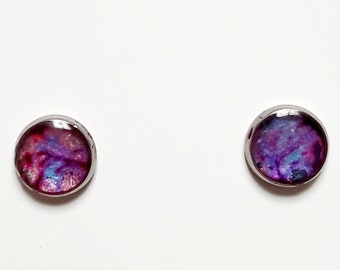 Hand painted earring