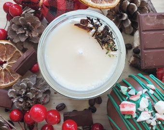 Hot chocolate candle