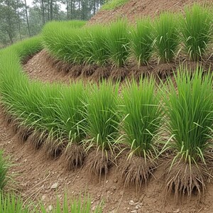 Live Vetiver Grass Slips: Natural Erosion Control & Mosquito Repellent ...