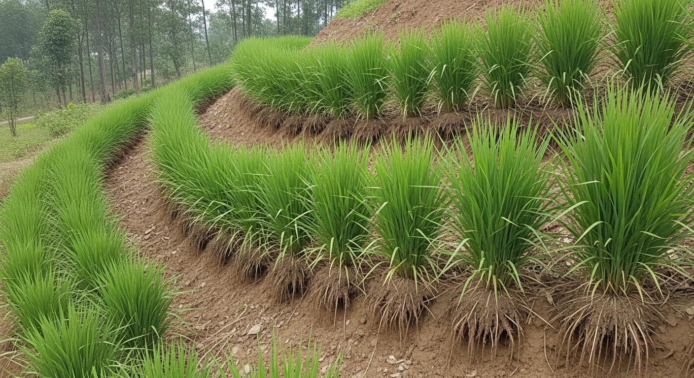 Live Vetiver Grass Slips: Natural Erosion Control & Mosquito Repellent ...