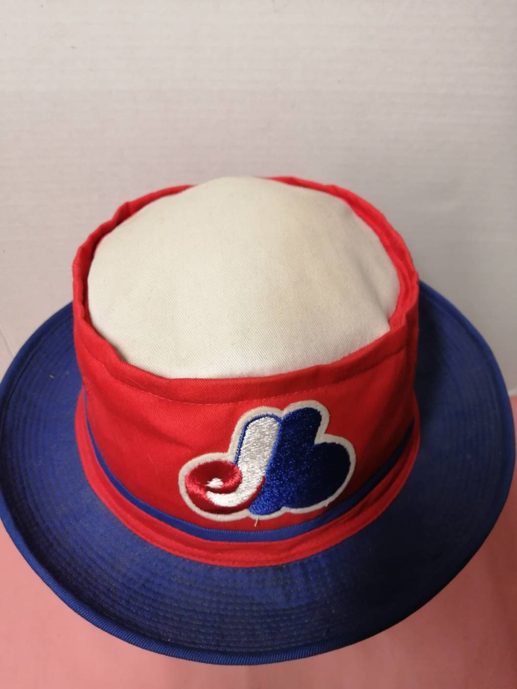 Vintage Montreal Expos Bucket Hat Wide 