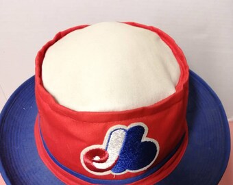 Vintage Montreal Expos Bucket Hat Wide 