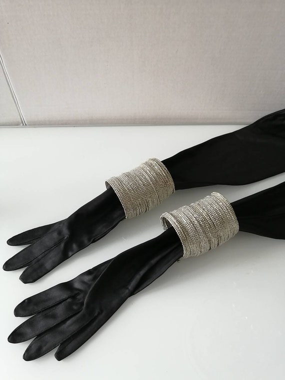 Wide Open Cuff Silver Toned Bracelet, Multilayer … - image 2