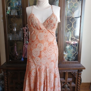 VTG-A-Line Tea-Length Chiffon Dress, Sleeveless,Spaghetti Straps,Brides Maid Dress, Cocktail Dress, Flowing Skirt, Casual Dress, Event Dress