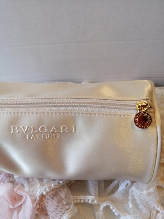 BVLGARI Gold Toiletry Bag, Italian Made Travel Pouch - Etsy
