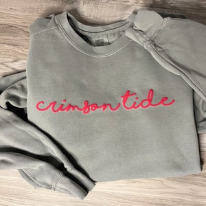 Moletom Alabama Comfort Color Puff Letter