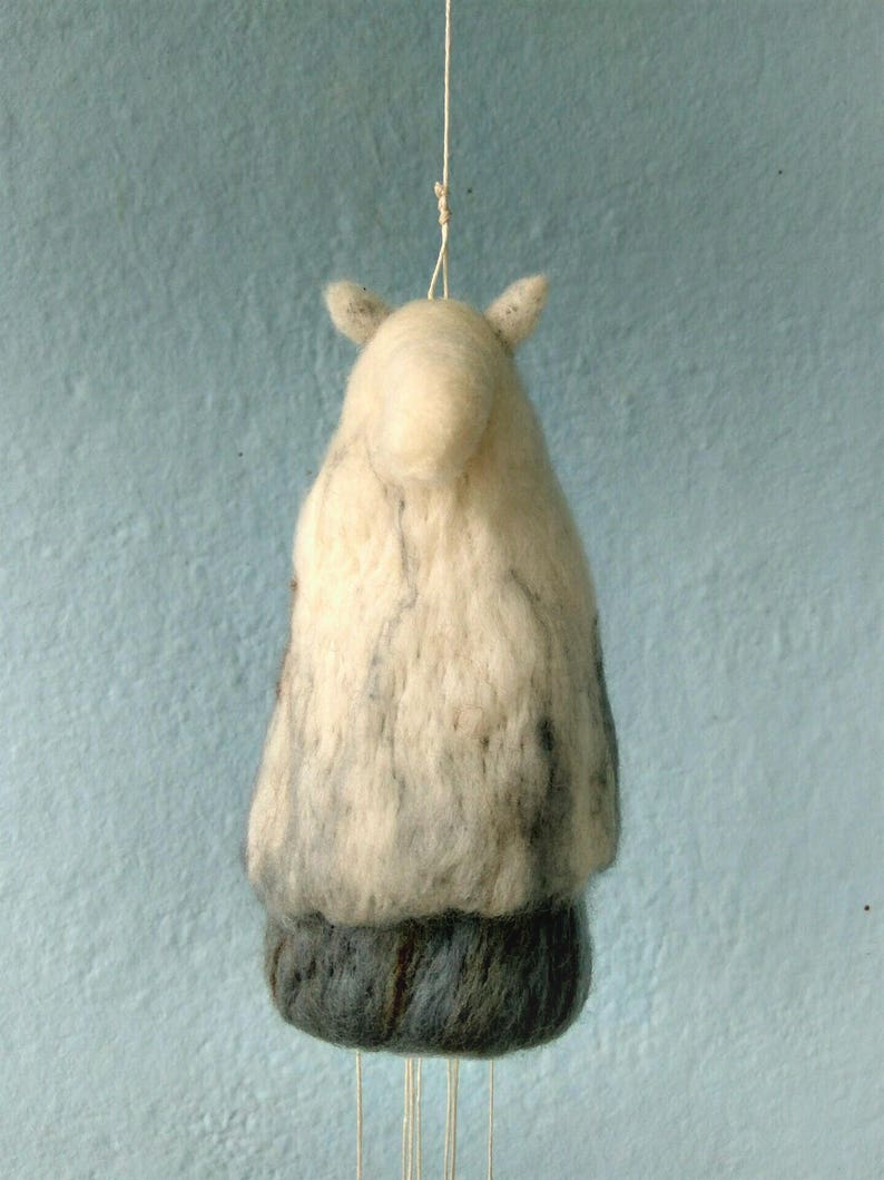 White wolf spirit wolf totem wind chimes very uniuqe gift Etsy