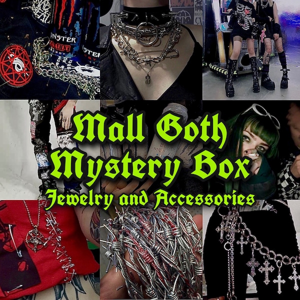 Mall Goth Jewelry & Accessory Mystery Box