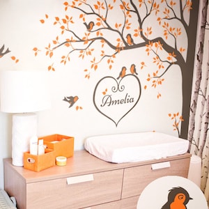 >Corner Tree Wall Decal Huge Full Corner Wall Art Sticker Mural Etsy