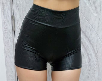 leather boy shorts