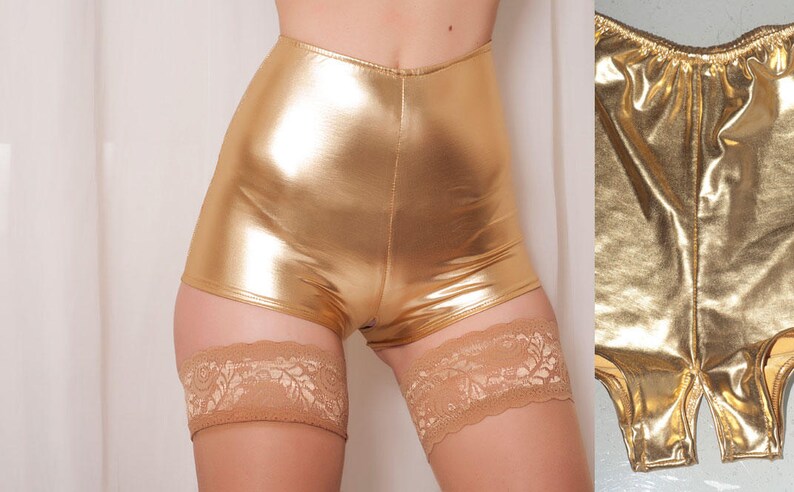 golden yellow shorts