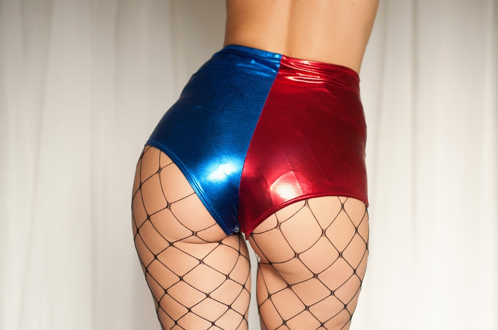 Cheeky High Waisted Booty Shorts