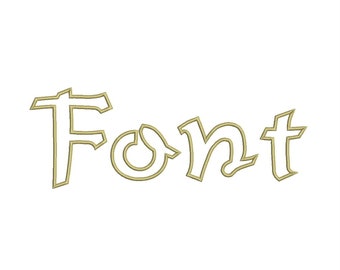 Applique Font machine embroidery applique designs, Appliqué alphabet ,letters 3, 4, 5 and 6 inches INSTANT DOWNLOAD