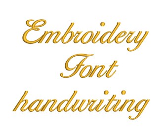 3 Sizes Machine Embroidery Font Designs - Font Letters, Numbers, Symbols Font Alphabet - 1, 1 1/2 & 2 inch Sizes