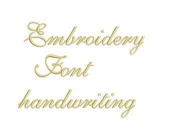 Machine Embroidery Font Designs Letters Numbers Symbols Alphabet 1 ,1.5 & 2 inch Sizes