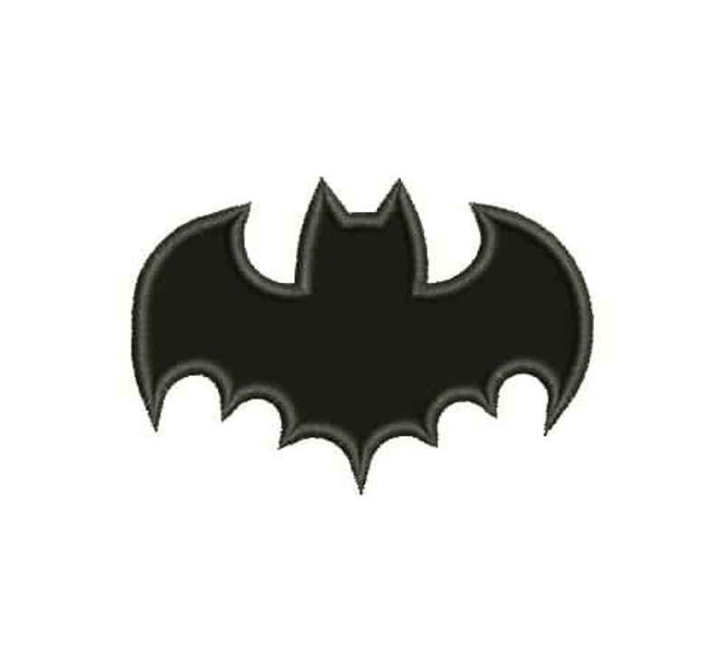 Batman Applique Machine Embroidery Designs Appliqué Design Etsy