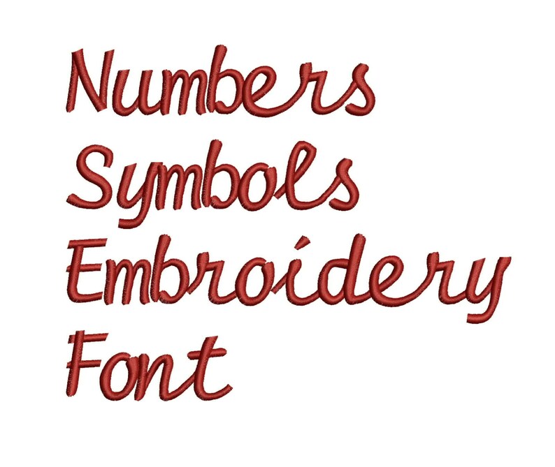 Machine Embroidery Font Designs Font Letters Numbers Etsy