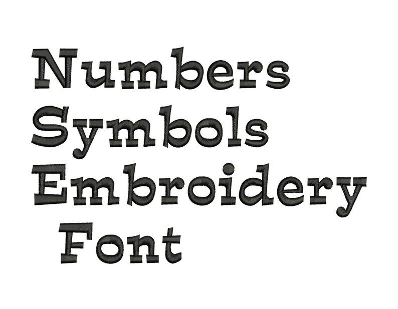 Machine Embroidery Font Designs Font Letters Numbers Etsy