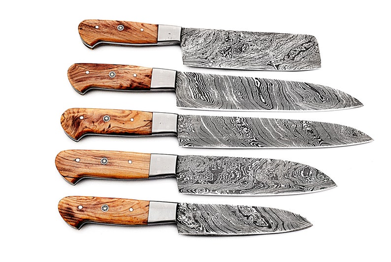 High Quality Chef Knife Damascus Steel Kitchen Knife BBQ Etsy