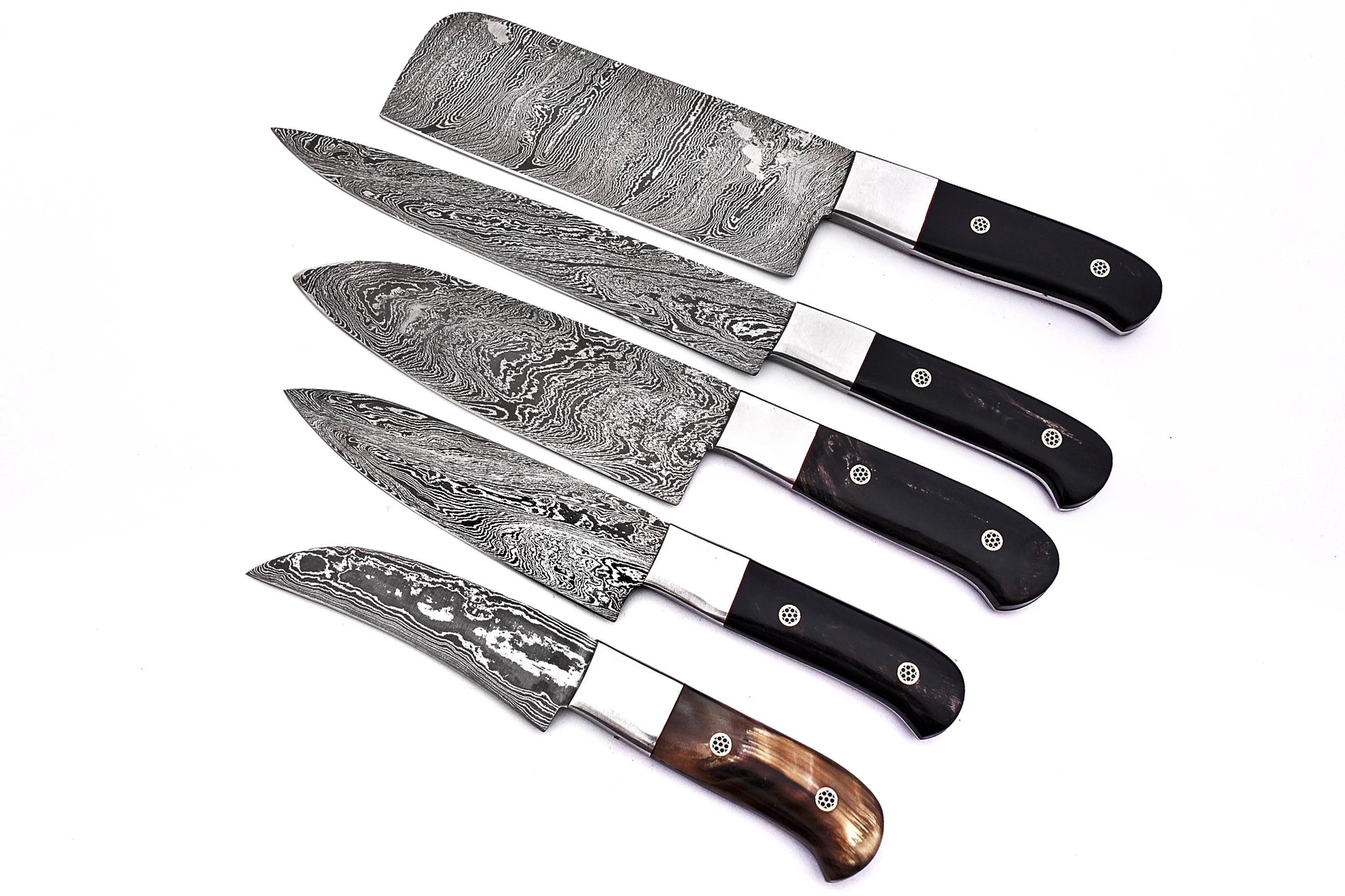 Best Quality Chef Knife Set Damascus Steel Kitchen Knife Etsy