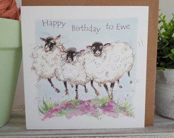 Happy Birthday Ewe Etsy