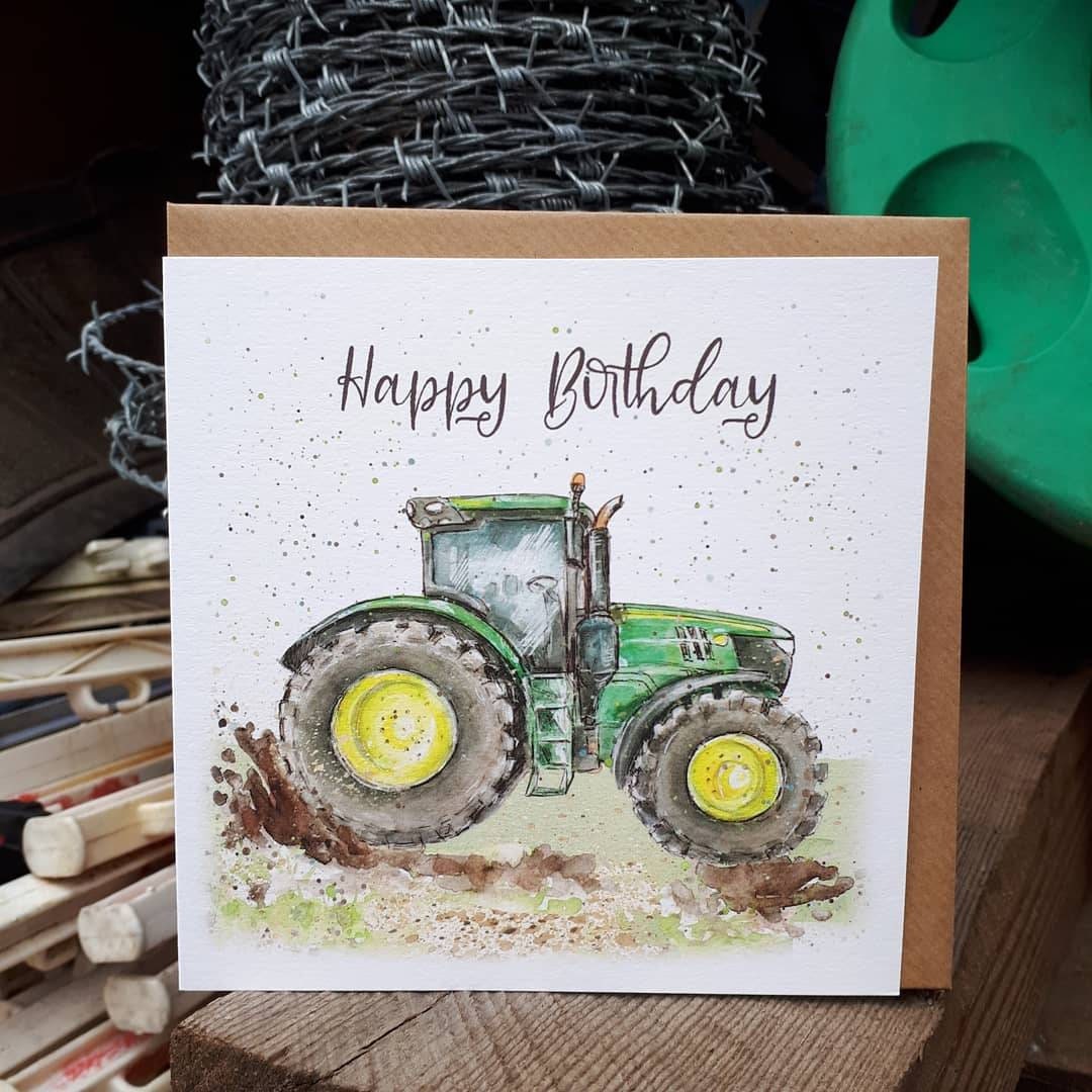 birthday-tractor-card-john-deere-farming-cards-etsy