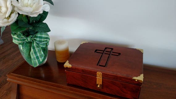 Bible Box Wedding Box New Baby Keepsake Box Memory Box Etsy