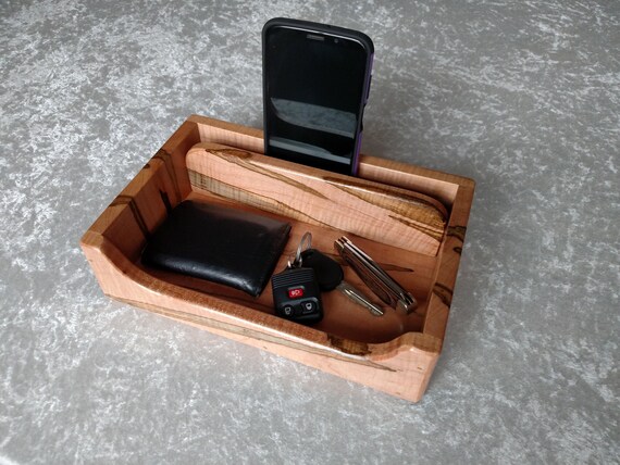 Valet Tray Desk Tray Desk Organizer Mens Valet Tray Etsy