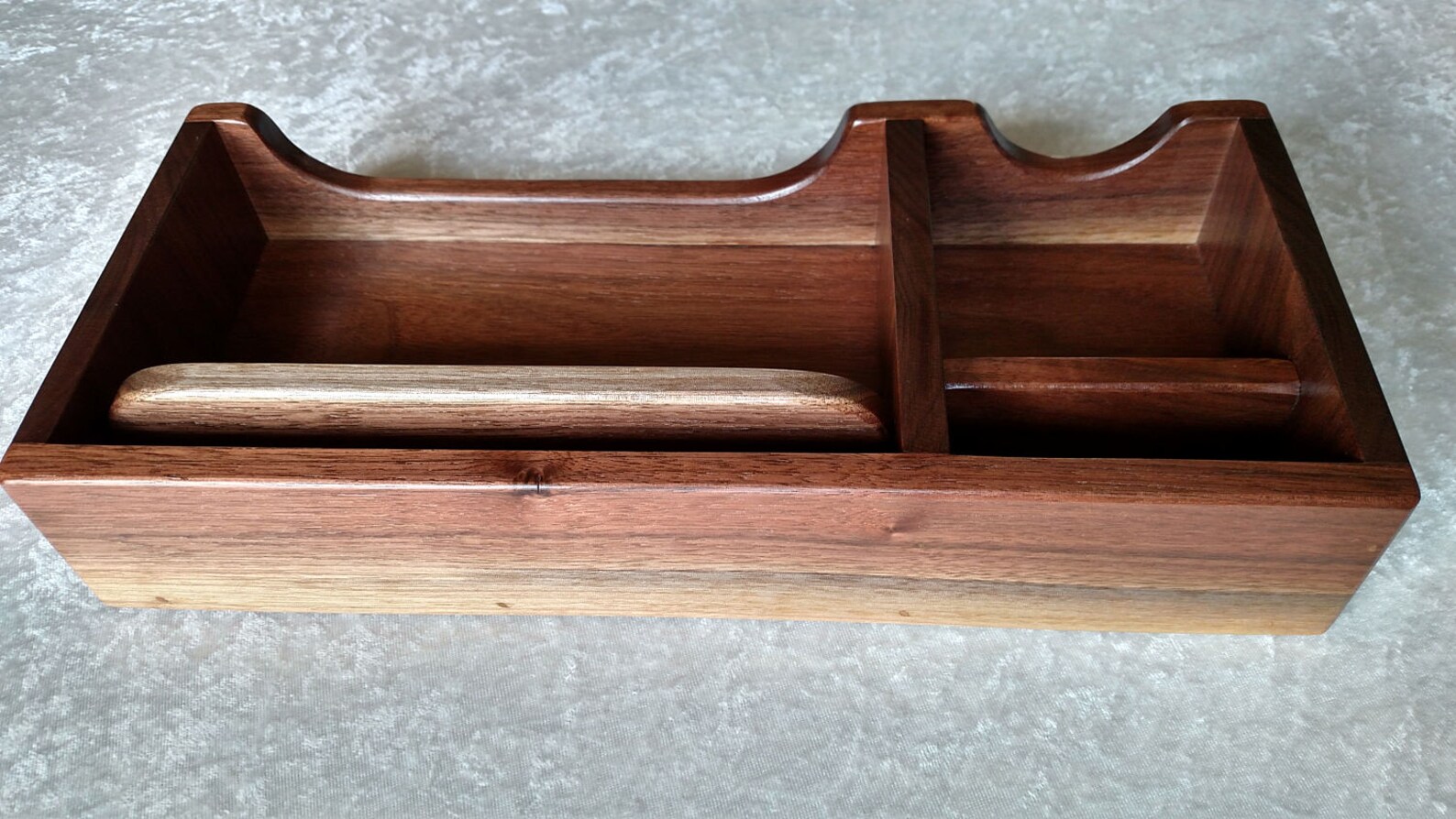 Desk Organizer, Desk Tray, Mens Valet, Nightstand Tray, Phone Tray, Business Card Holder, Pencil