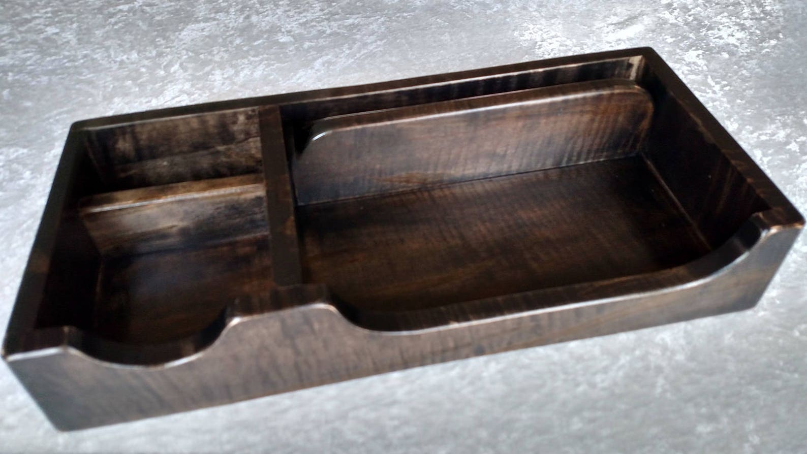 Desk Organizer Desk Tray Mens Valet Nightstand Tray Phone Etsy