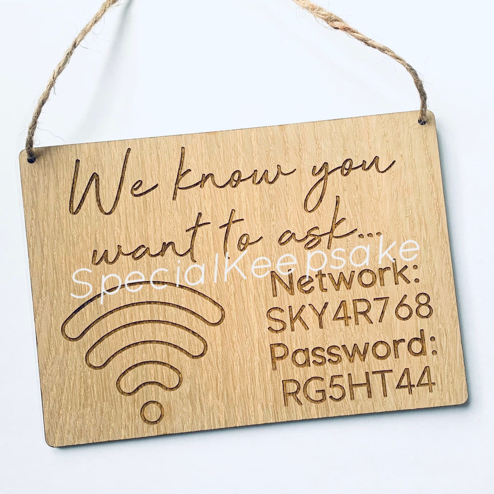 WIFI Wireless Network Password Plaque Home Guests Internet - Etsy UK