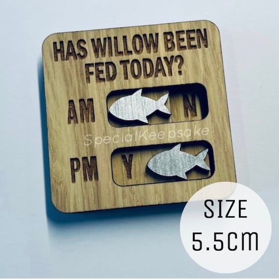 Did You Feed The Dog Fish Cat Pet Feeding Reminder Magnetic