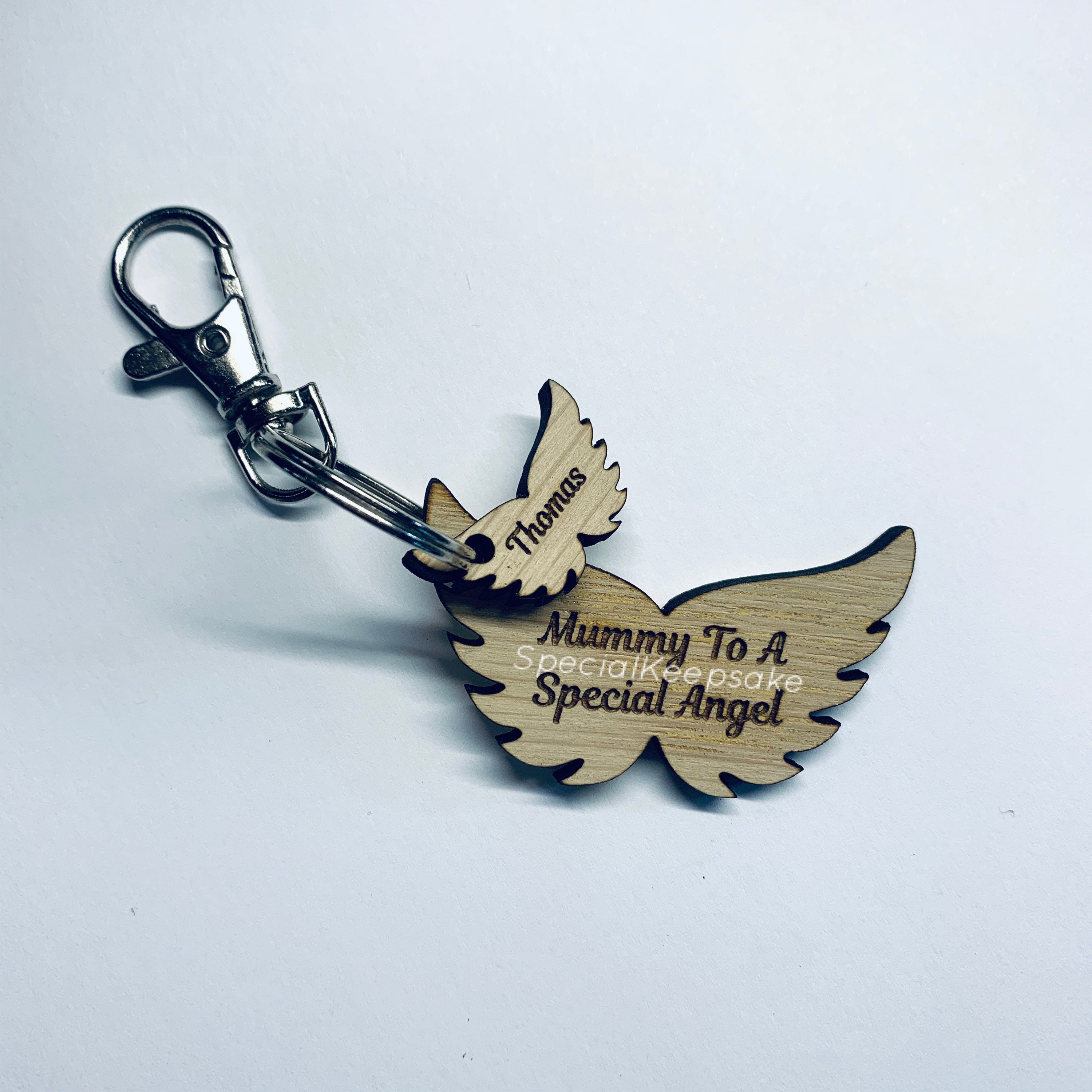 Ornaments & Accents Personalised Brightest Star Glitter Oak Wooden