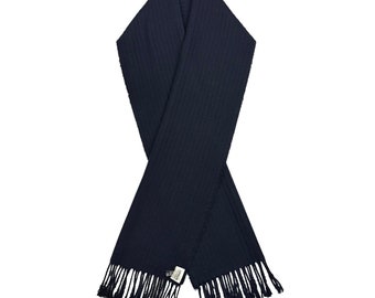 Vintage Emporio Armani Black & White Silk Shawl Scarf With