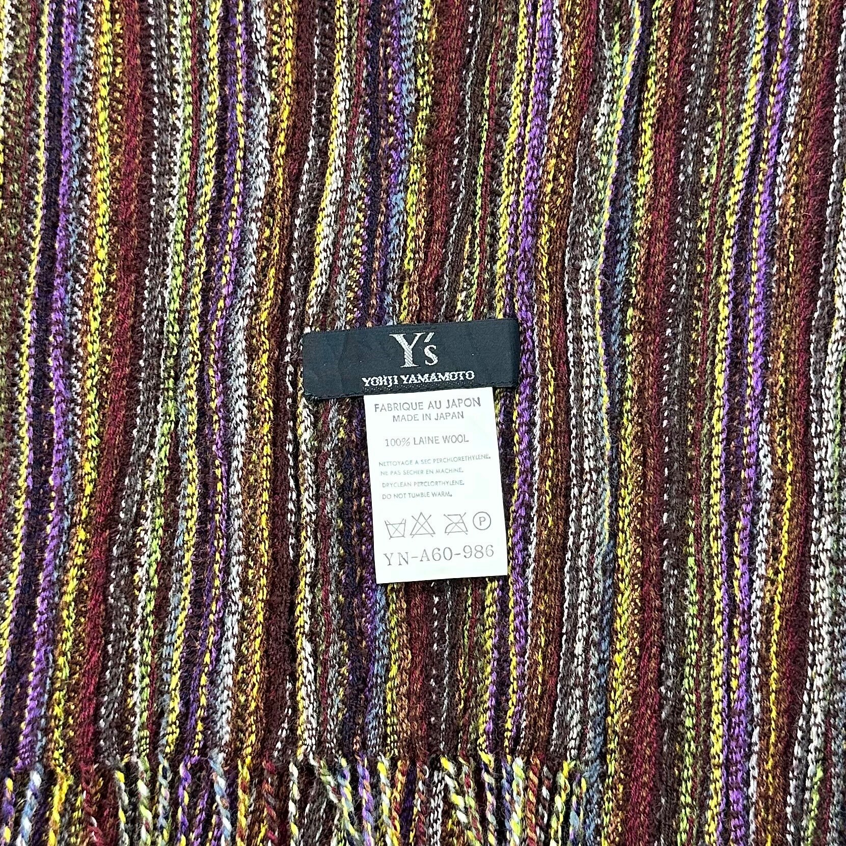 Vintage Y's Scarf Yohji Yamamoto Scarf Yohji Yamamoto