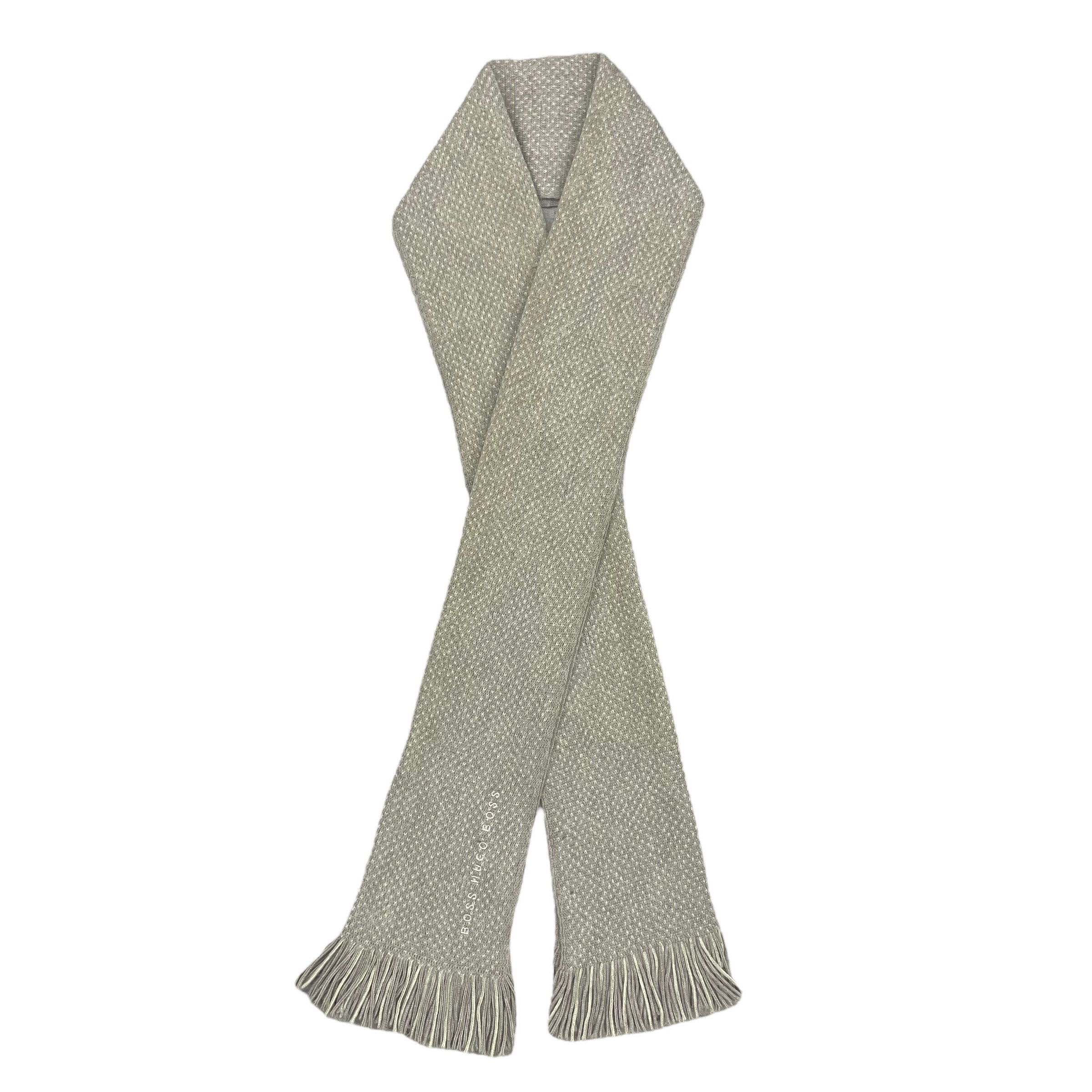 Vintage Hugo Boss Bufanda Hugo Boss Silenciador Hugo Boss Ropa de invierno Hugo Boss Accesorio Vintage Bufanda de lujo Hugo Boss Neckwear Hugo Boss Bu