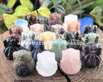 1.2" Women Evening Dress Statues,Gemstone Carved Crystal Clothes Skirt Model Figurine Home Decoration