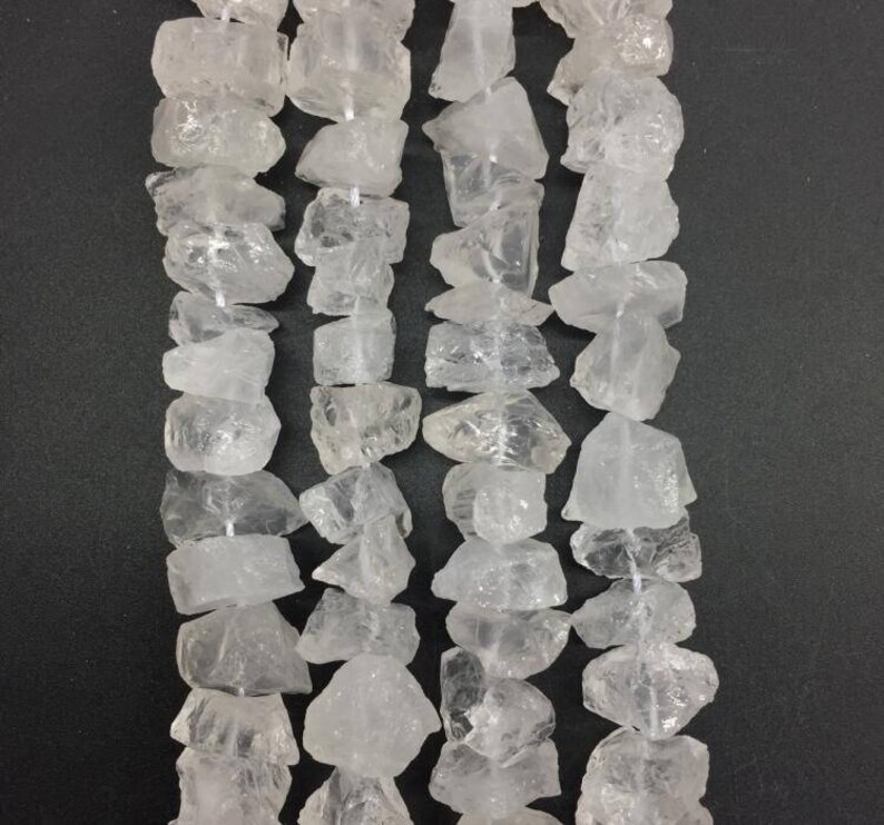 Approx 42pcs,Natural Crystal Quartz Chip Nuggets,Rough Raw Quartz Freeform Nugget beads Pendant Necklace Bracelet Jewelry,6-13x10-20mm