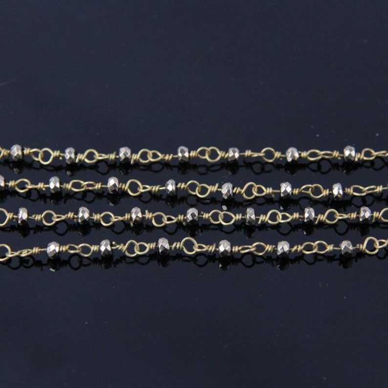 2x3mm Tiny Glass Beads Making Necklace Findingstitanium Gold Etsy