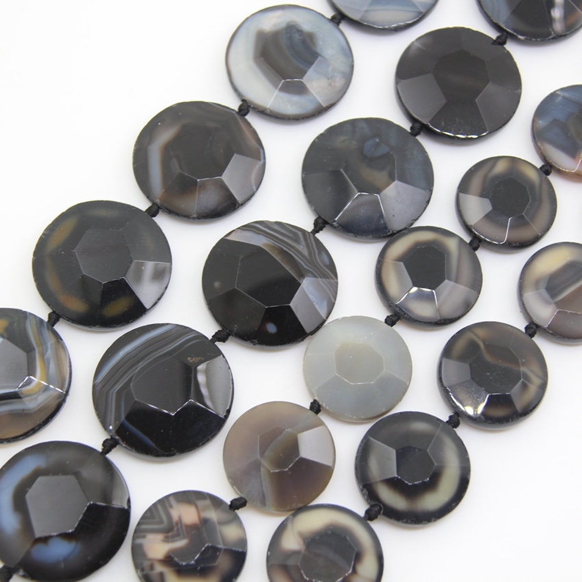 black lace agate stone