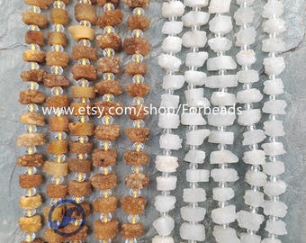 High Grade Quartz Druzy Loose Beads,Raw Crystal Geode Drusy Nugget Pendants Necklaces Making