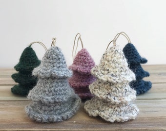 Christmas tree ornaments- crochet christmas tree ornament- Christmas decoration- Christmas decor