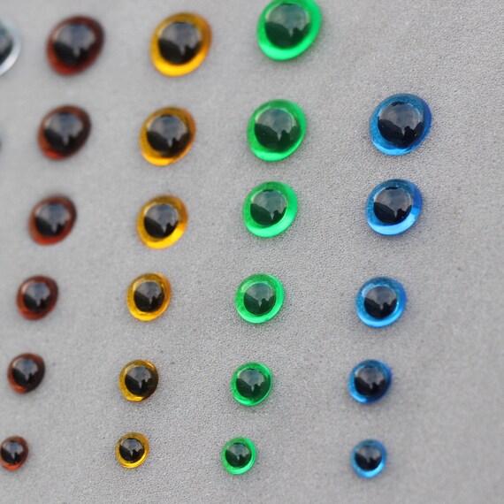 Toy Craft Safety Cats Eyes 15mm 4 Per Pack