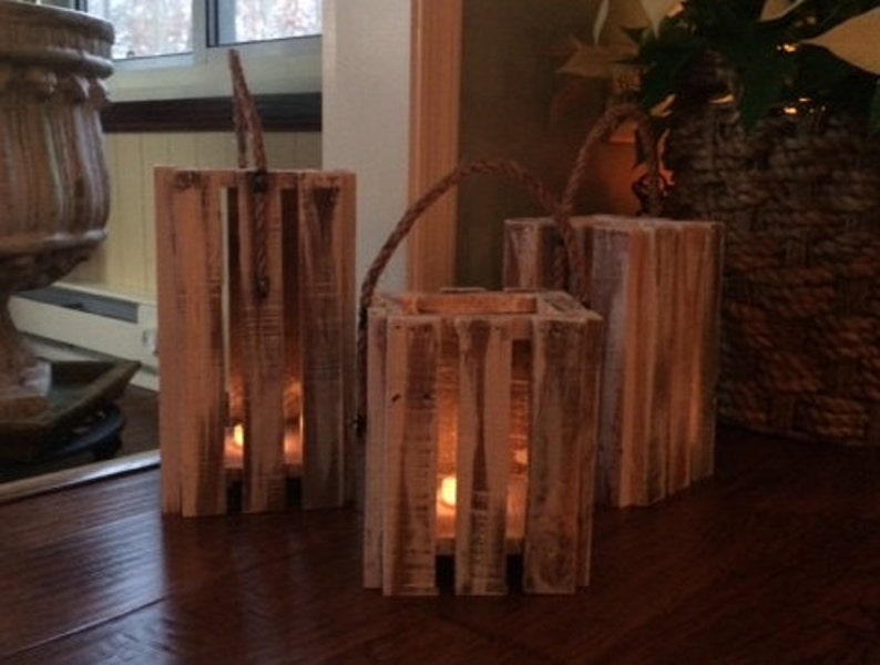 Lantern Candle Holders Set of 3HomeBeach themed Etsy Nederland