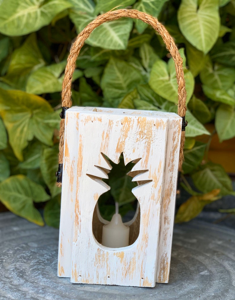 Rustic Pineapple Lantern,Wedding centerpieces,housewarming gift,pineapple lover gift,wedding gift,pineapple lantern,friend gift,best seller image 8